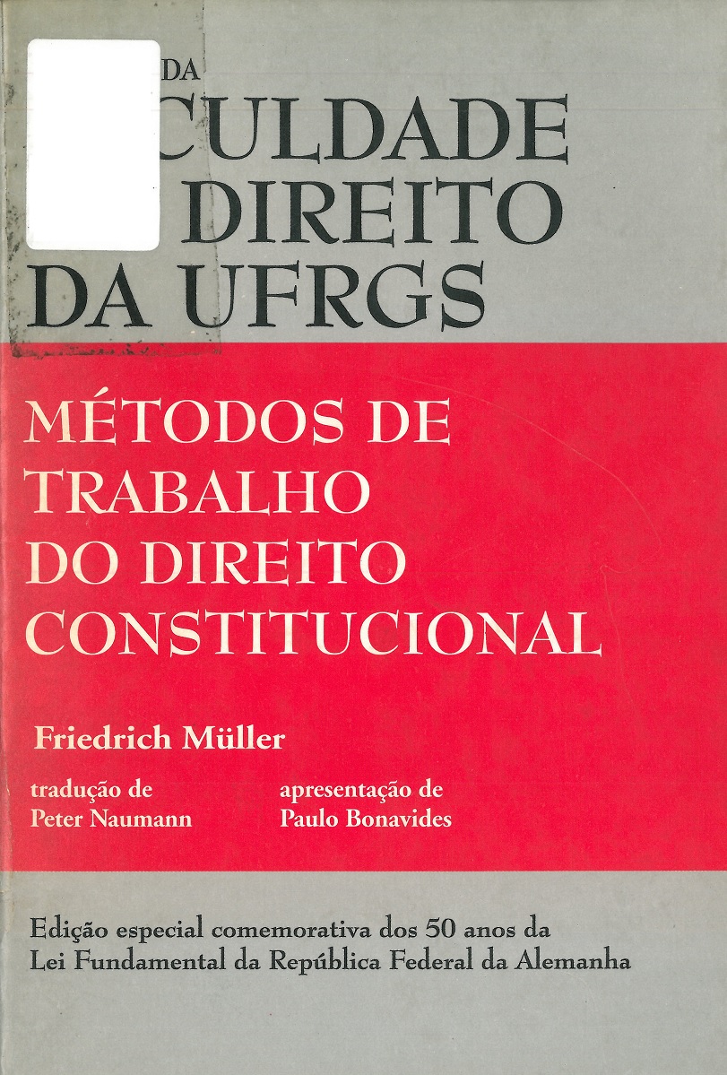 					Visualizar n. 16 (1999): Edição Especial da Revista da Faculdade de Direito da Universidade Federal do Rio Grande do Sul
				