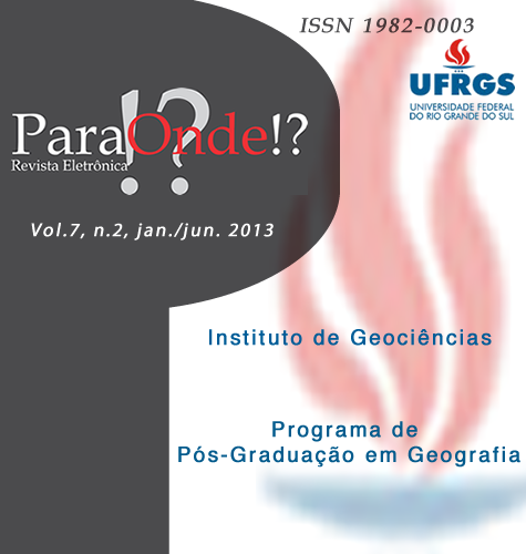 					Visualizar v. 7 n. 2 (2013): Para Onde!?
				